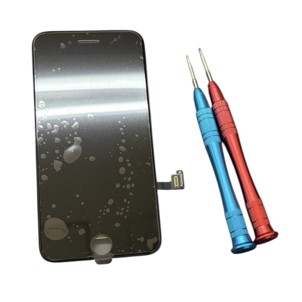 iPhoneSE3 液晶交換 (液晶に緑線)