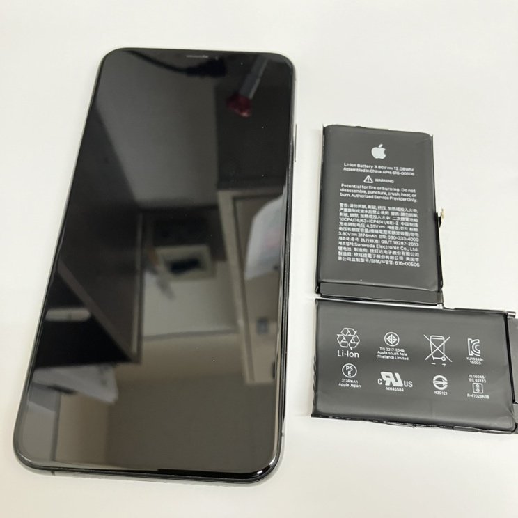iPhoneXSMax バッテリー 交換 修理
