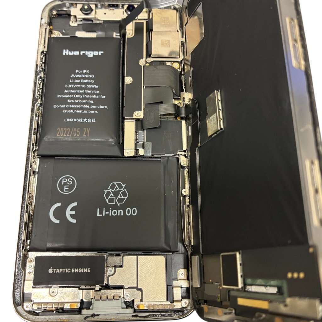 iPhoneX バッテリー交換　札幌市 白石区 菊水