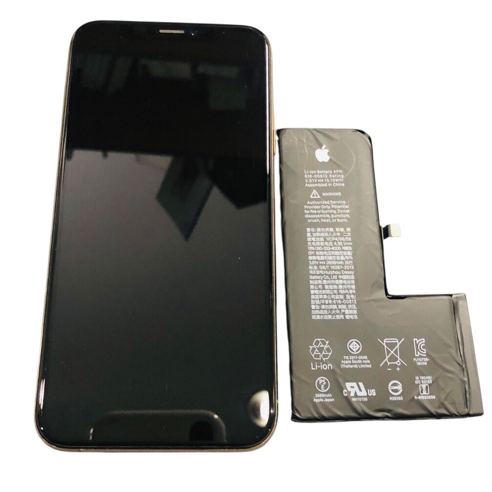 iPhoneXS　バッテリー交換