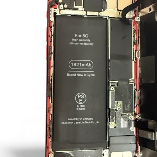 iPhone8 バッテリー交換