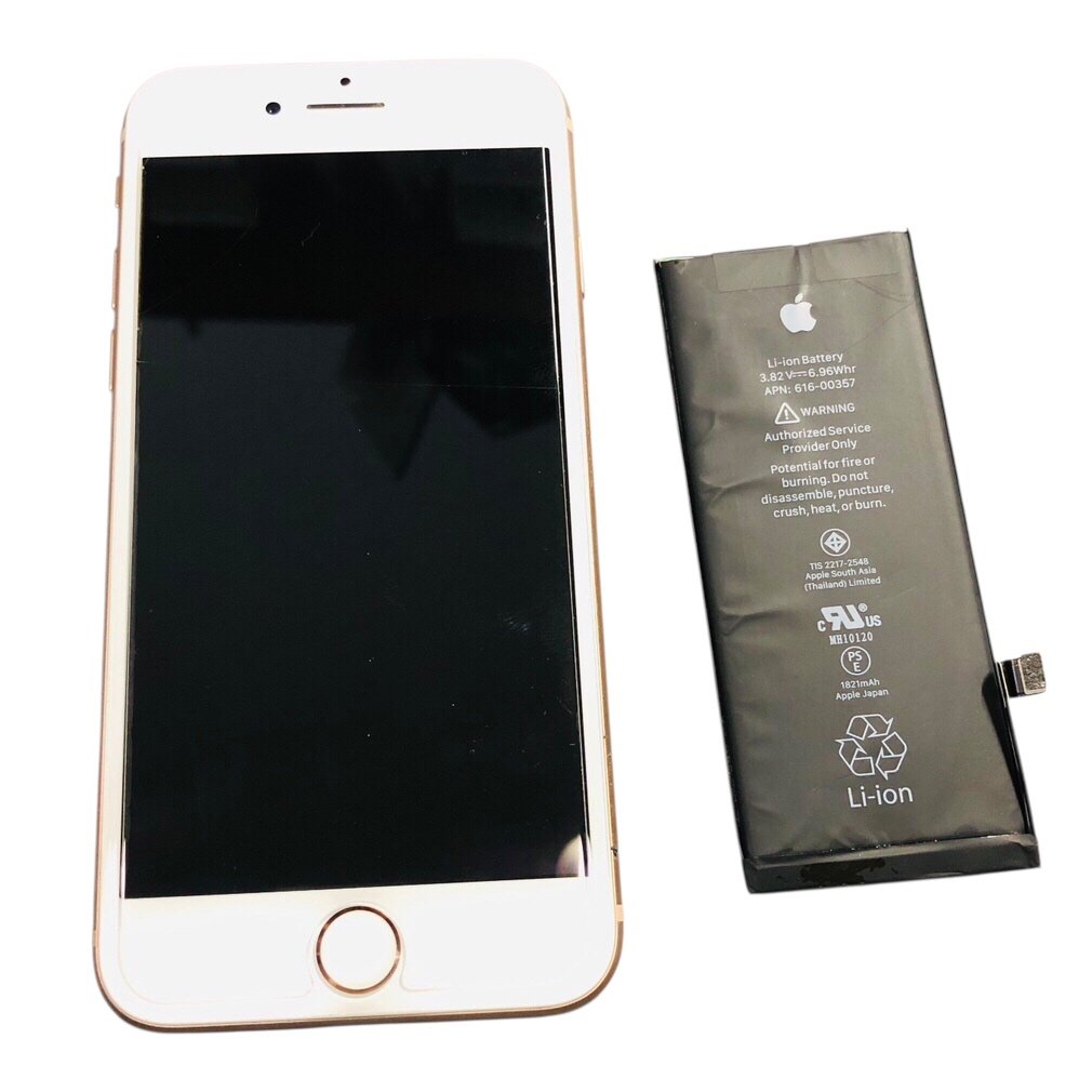 iPhone8　バッテリー膨張、交換