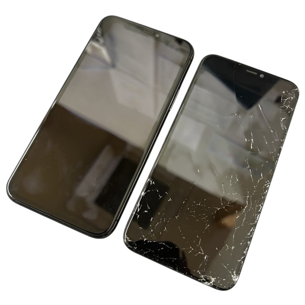 iPhone11Proフロントパネル交換(落下衝撃、ガラス破損)