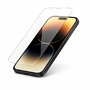 iPhone15　強化ガラス貼り付け　交換