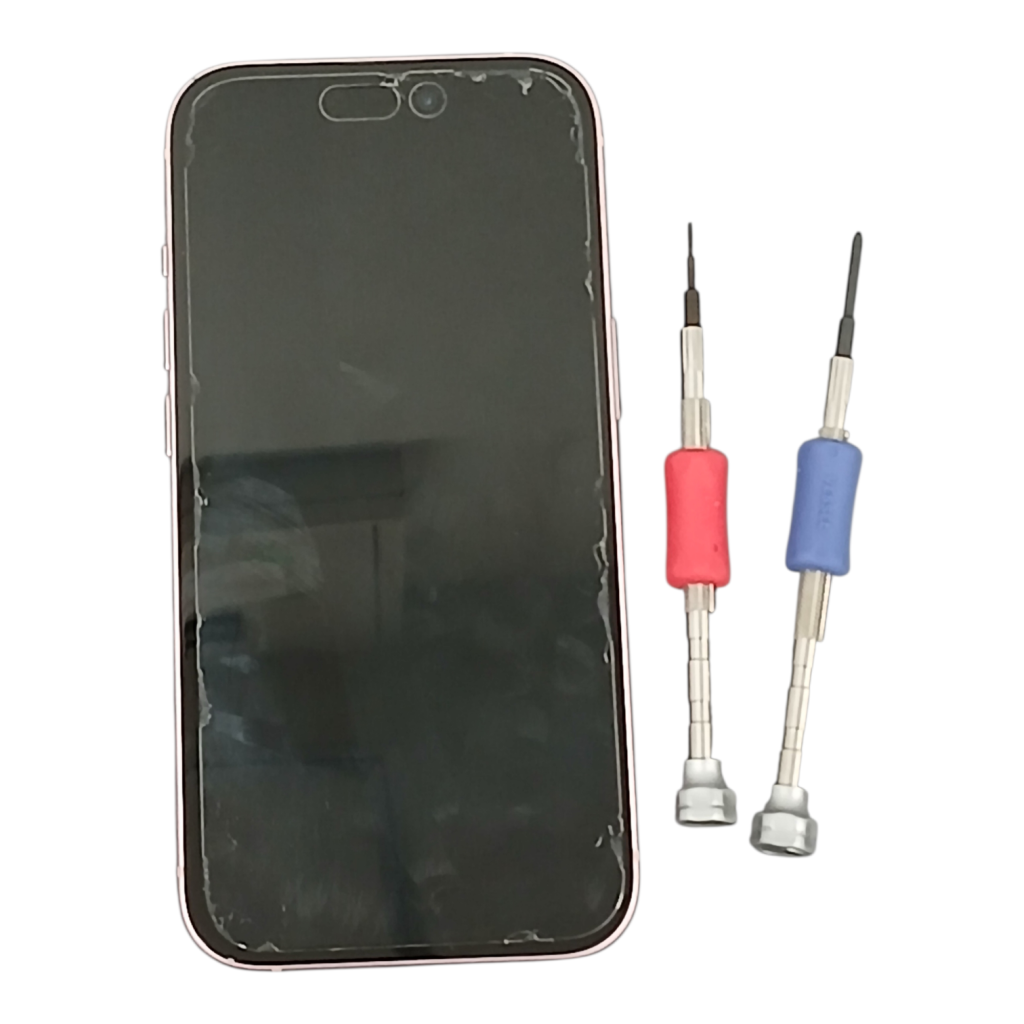 【iPhone15  画面割れ修理 パネル交換】