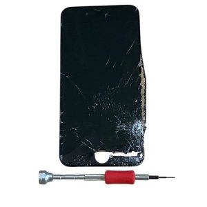 【衝撃破損 フロントパネル交換】iPhoneSE2(A2296)