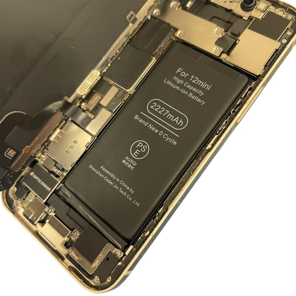 【最大容量71%】iPhone12mini バッテリー交換修理