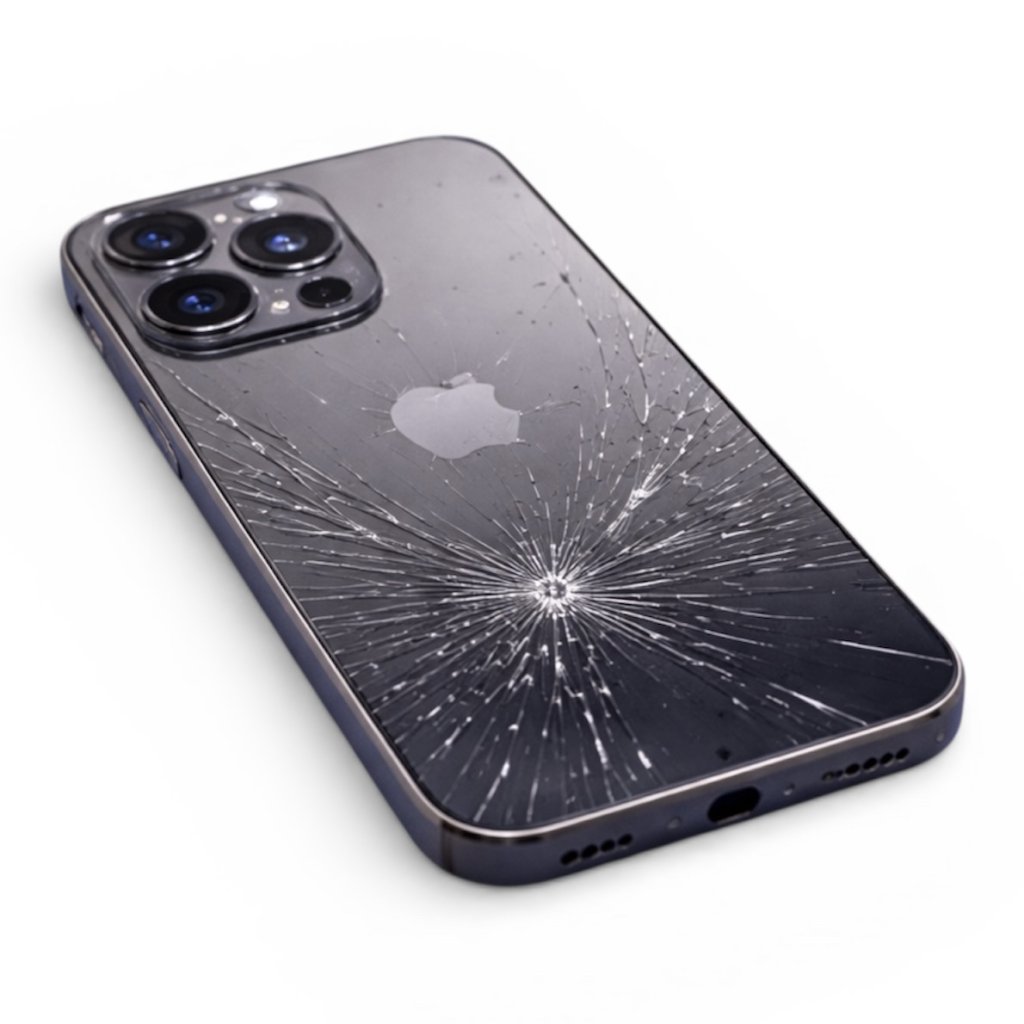 iPhone16の背面ガラス割れ修理