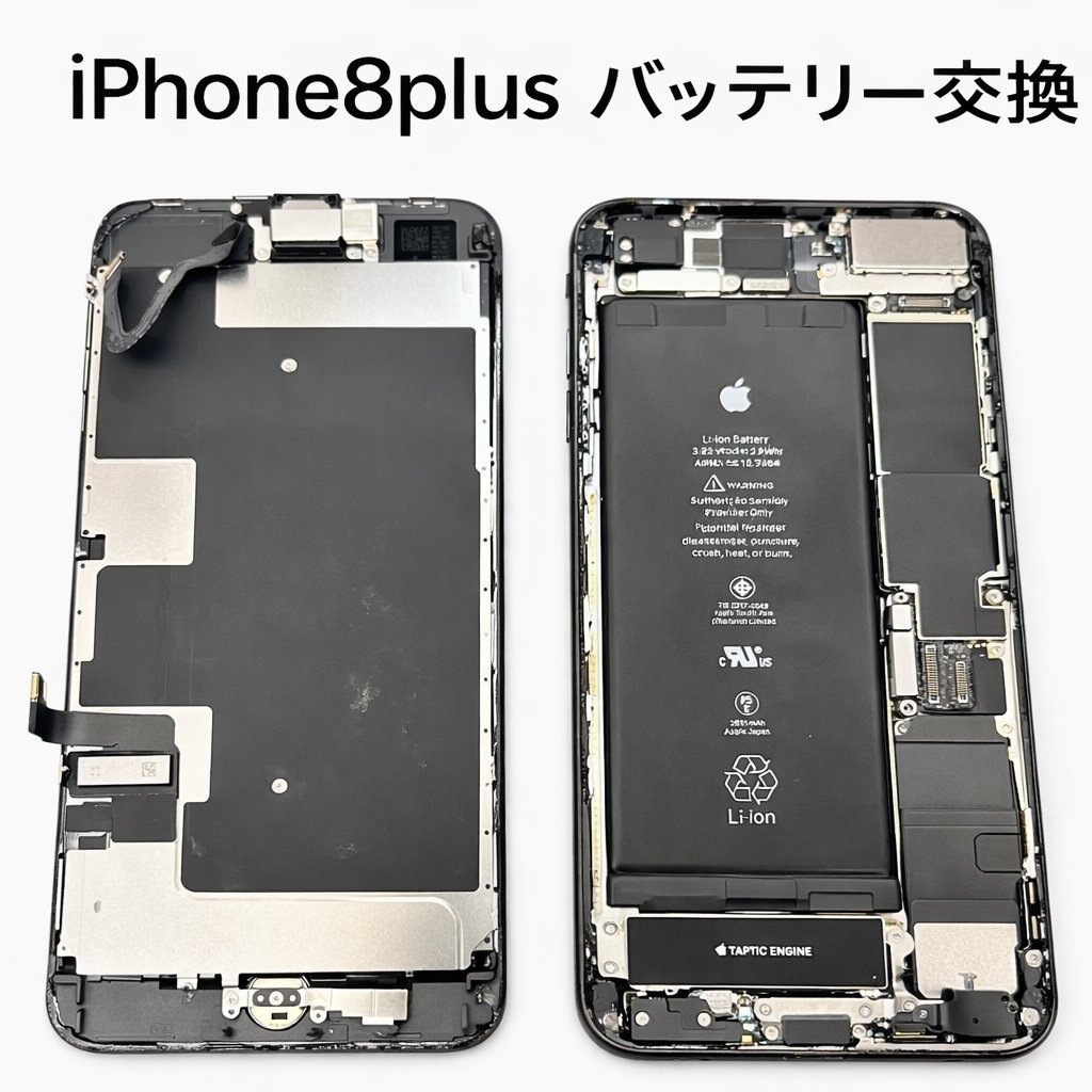【iPhone 8plus /バッテリー交換修理】◎即日対応いたします
