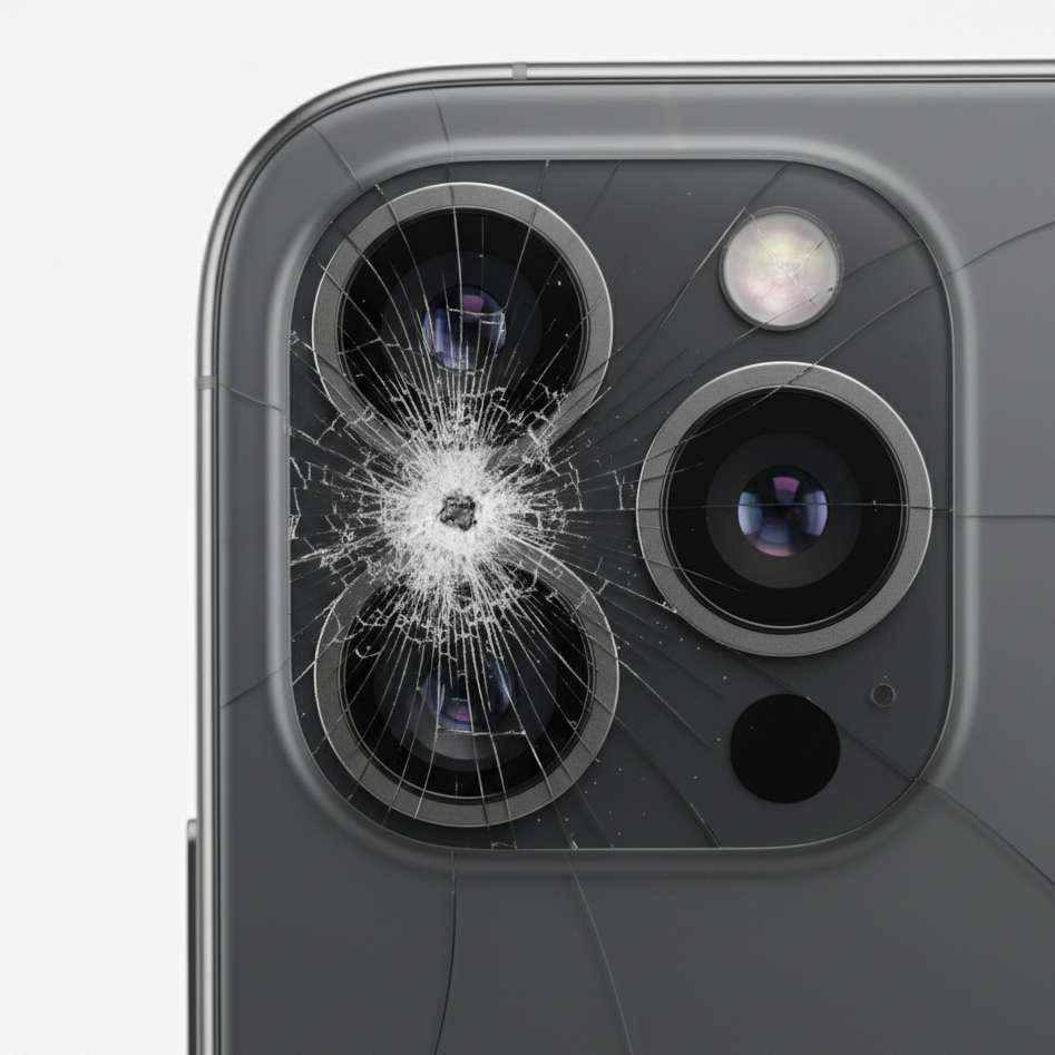 iPhone11Pro 背面ガラス、カメラレンズ修理