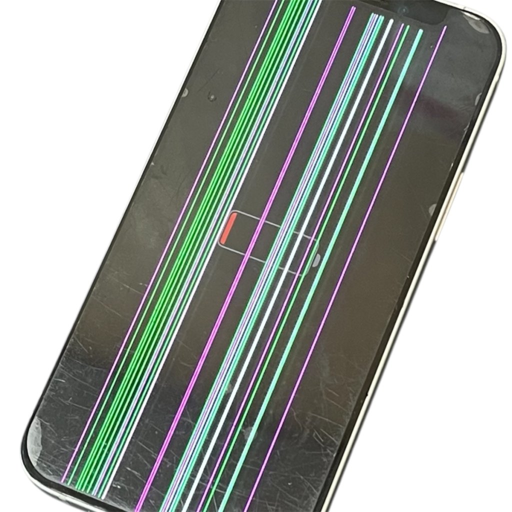 iPhone12 mini 液晶交換修理｜落下による画面の縦線を改善