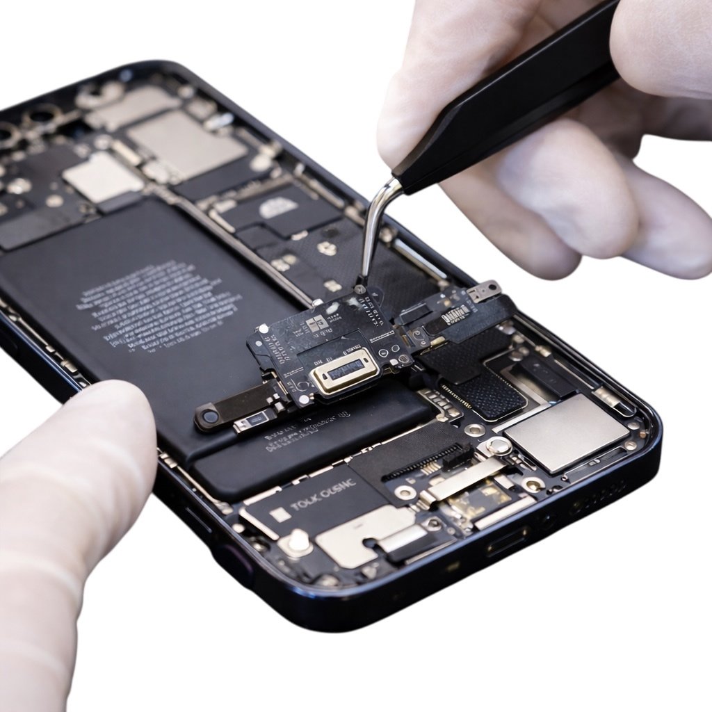 iPhone 12 の充電口交換修理