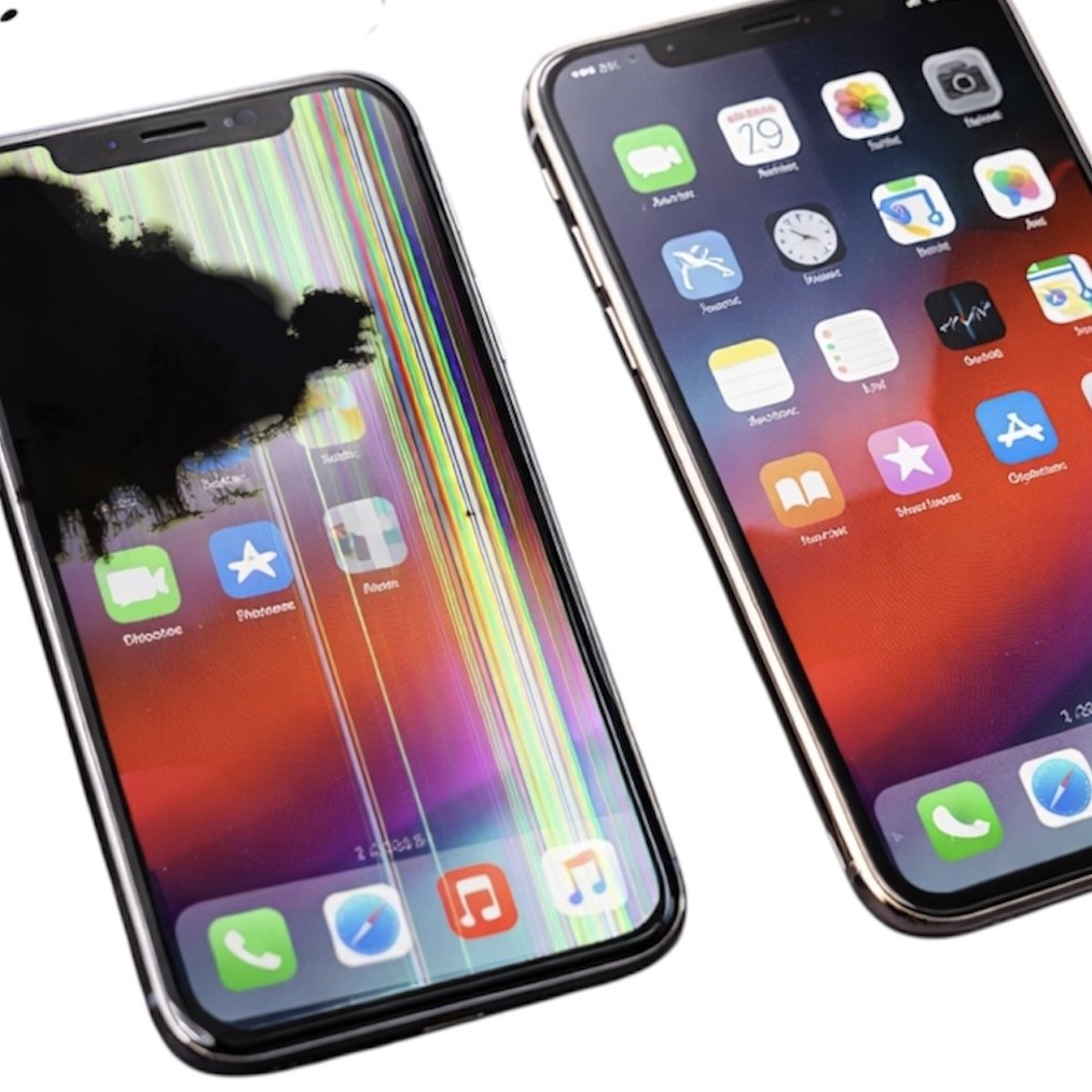 iPhone XSの液晶漏れによる画面交換修理
