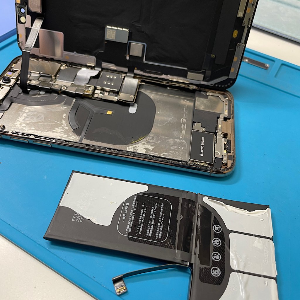 iPhoneX 電池劣化 バッテリー交換| 利根町もえぎ野台| バッテリー交換も即日お渡しで修理対応しております‼︎