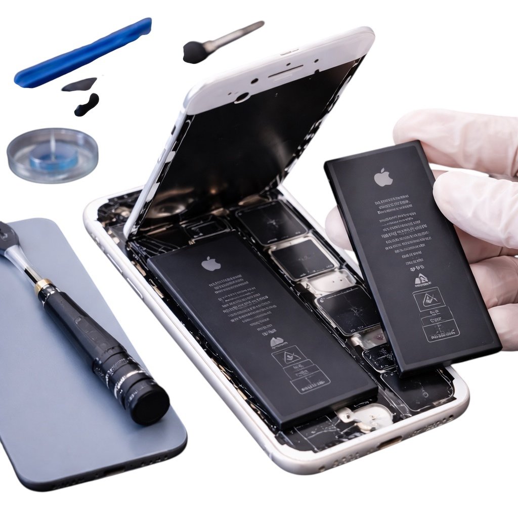 iPhoneSE3のバッテリー交換修理