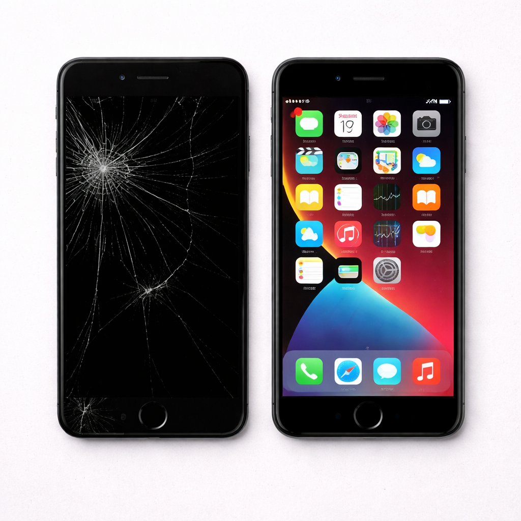 iPhone 7 Plusの液晶パネル交換修理