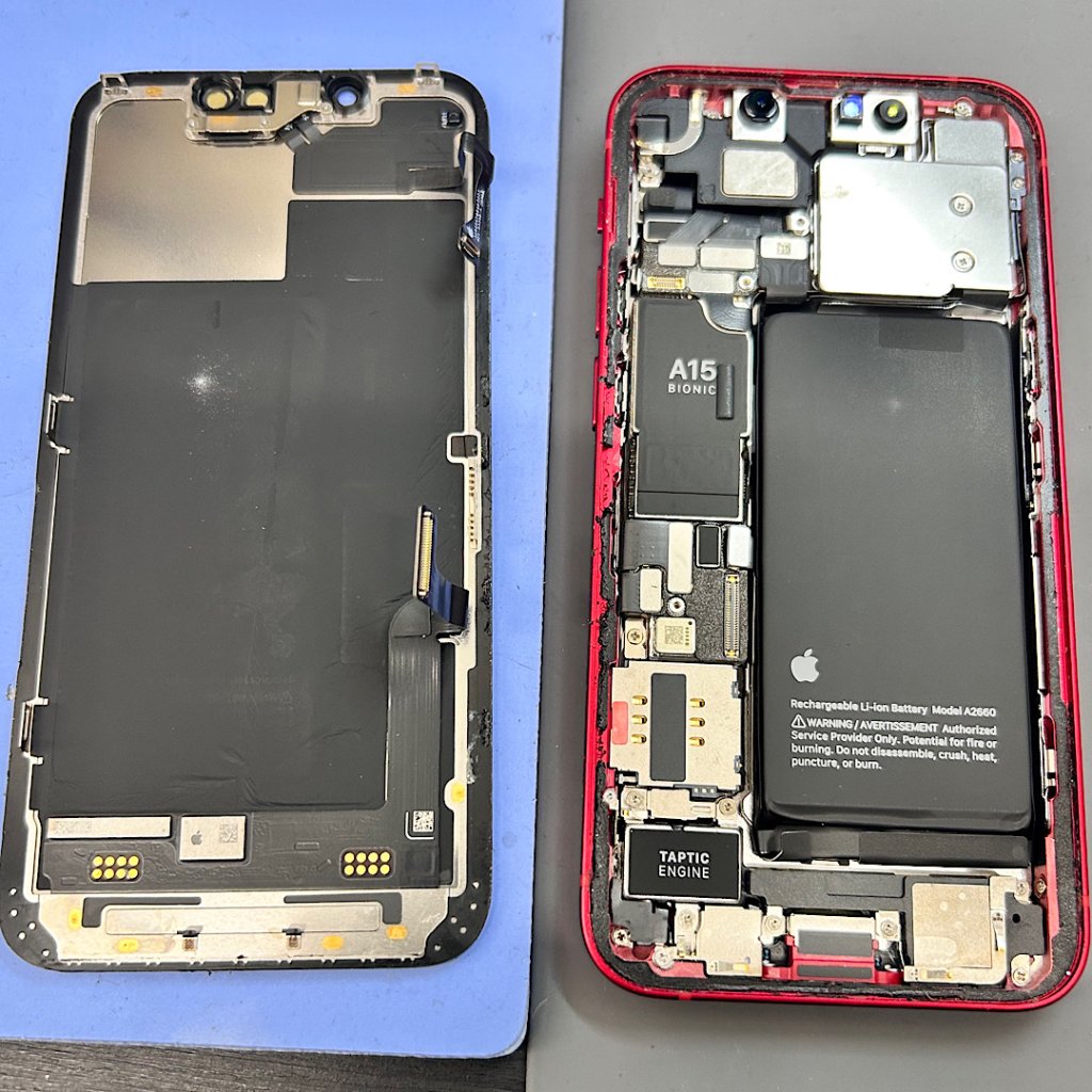 【iPhone 13ミニ /水没&液晶交換修理】