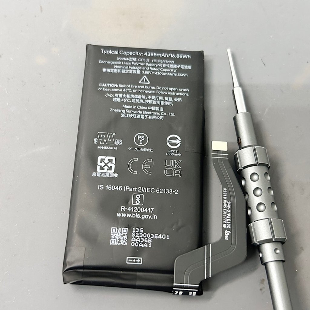 Google pixel７a バッテリー交換