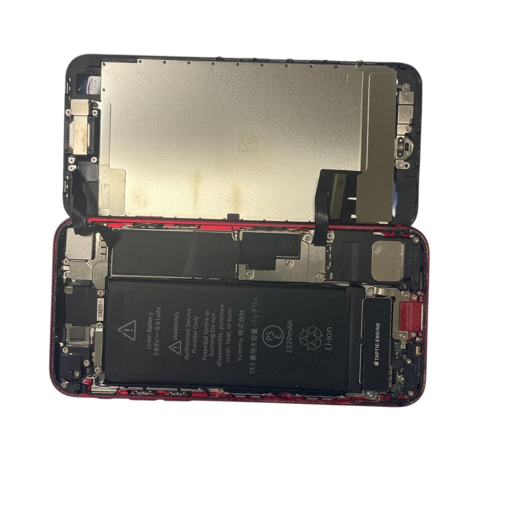 iPhone SE3液晶パネル交換| 龍ケ崎市羽黒町| 飛び込み修理でも対応して致します！