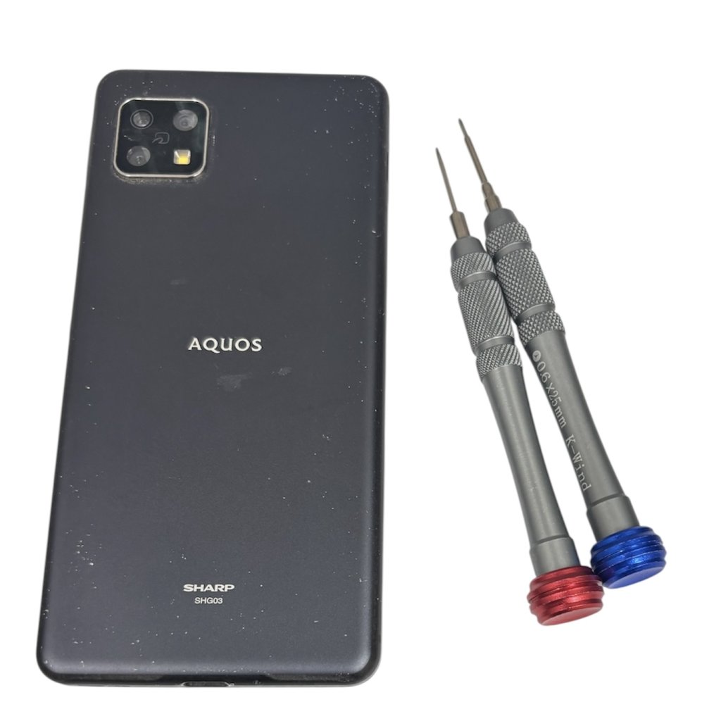 Android アンドロイド AQUOS SHG03 バッテリー交換 (充電不可、起動不可)