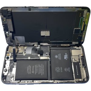 iPhoneXバッテリー交換/龍ケ崎市羽黒町/液晶パネル交換も即日対応致します。