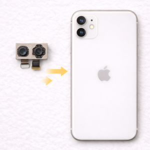 iPhone 11のアウトカメラ修理