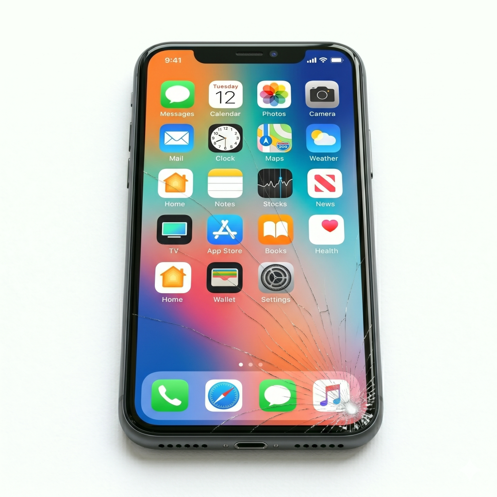 iPhone X フロントパネル交換修理