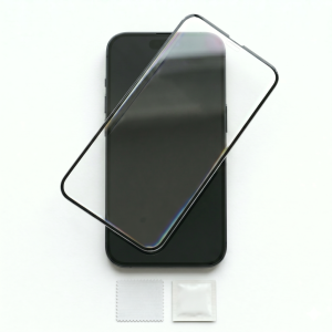 iPhone16 強化ガラスフィルム貼り付け作業
