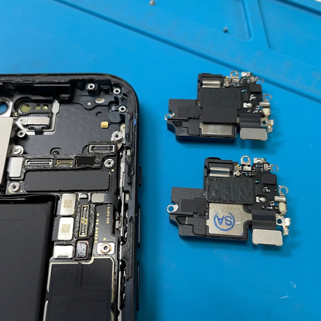 iPhone15イヤースピーカー不具合交換修理 |福生市東町| スピーカー故障もご予約で修理対応しております‼︎