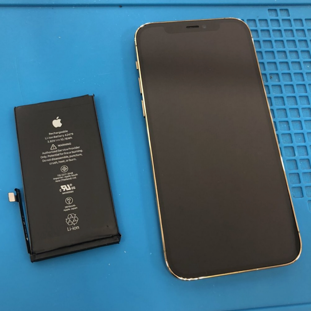 iPhone12Pro 最大容量70%バッテリー交換 |羽村市五ノ神| 即日30分で修理対応しております‼︎