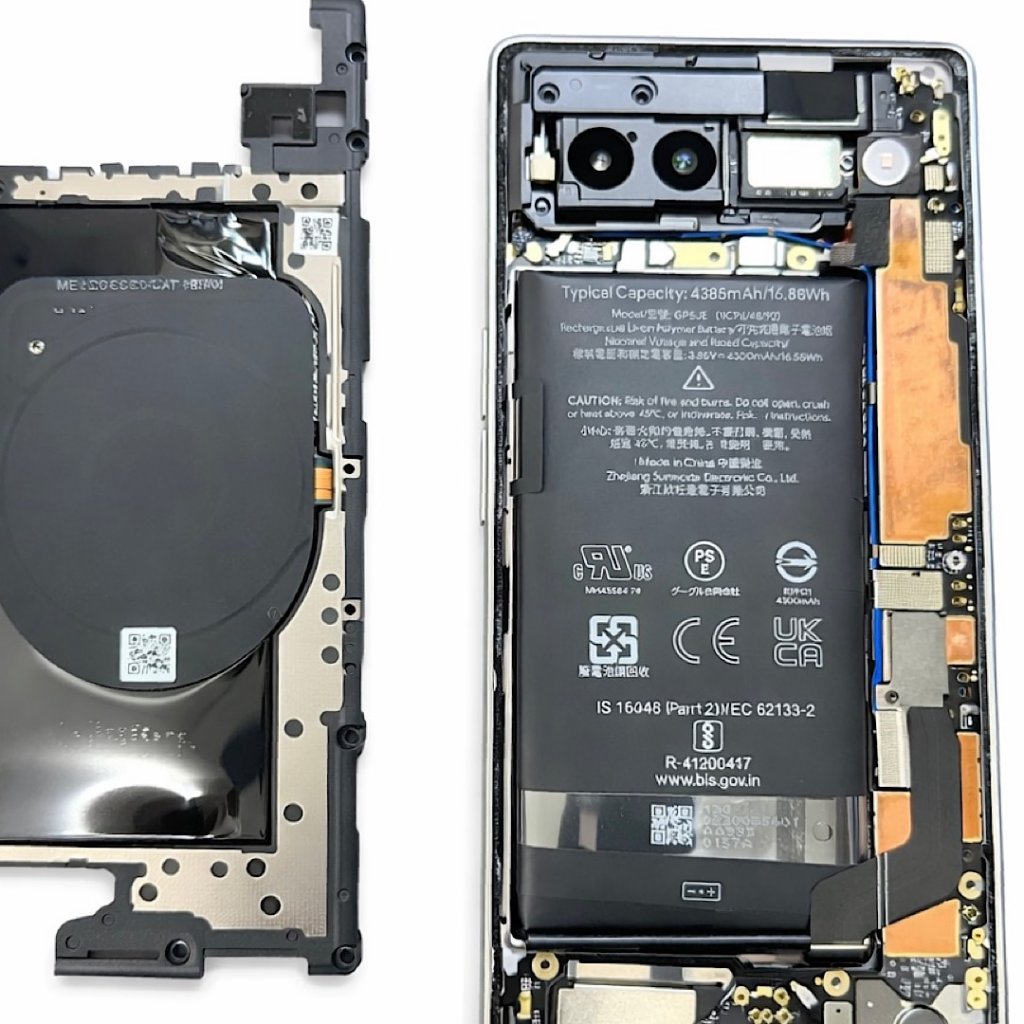 Android Google pixel 7a バッテリー交換