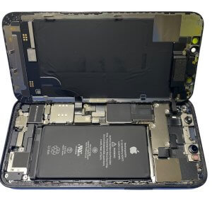 iPhone12mini電池劣化 バッテリー交換| 龍ケ崎市砂町| 液晶パネル交換も即日お渡しで修理対応しております‼︎