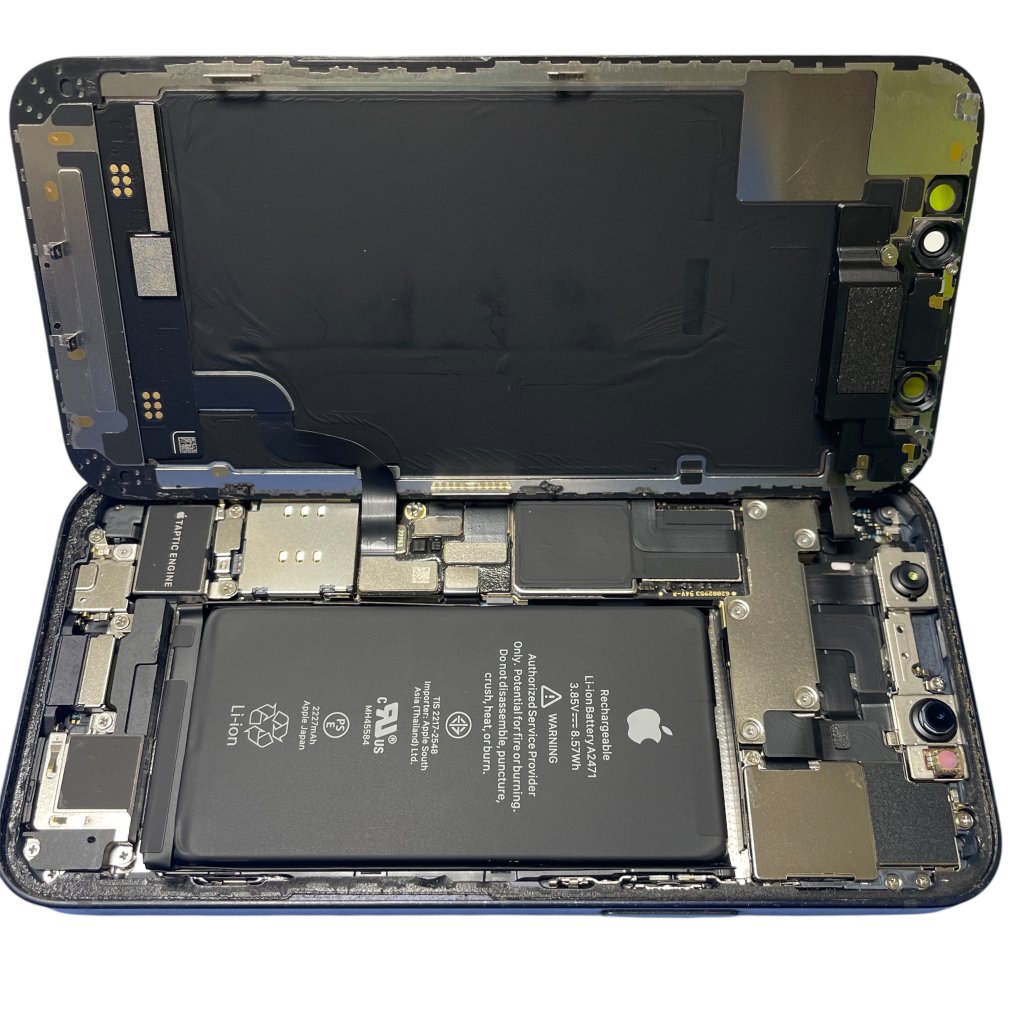iPhone12mini電池劣化 バッテリー交換| 龍ケ崎市砂町| 液晶パネル交換も即日お渡しで修理対応しております‼︎