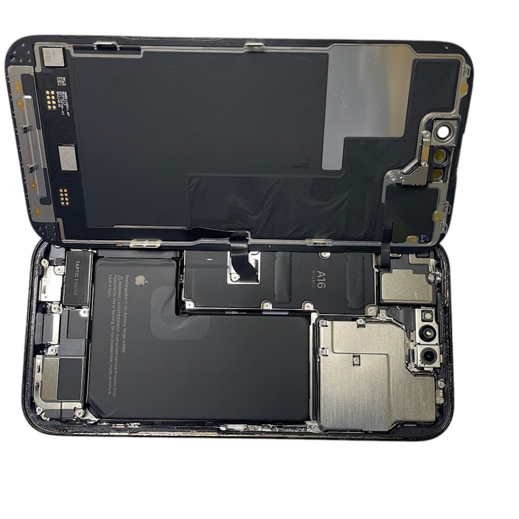 iPhone14PROバッテリー交換 | 龍ケ崎市| 液晶パネル交換もご予約にて即日対応致します！