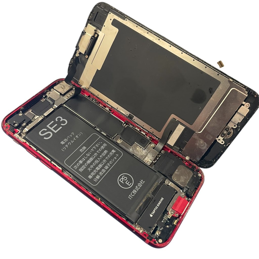 【即日修理！】iPhoneSE3バッテリー交換修理