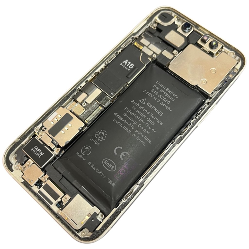 【iPhone13 mini バッテリー交換】劣化によるバッテリー膨張を修理｜即日対応・データそのまま