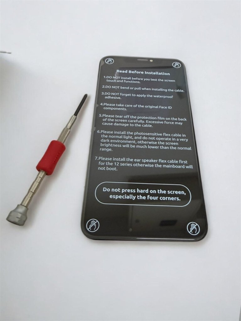 iPhoneXsMax フロントパネル交換