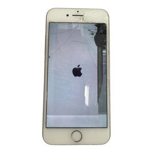 iPhone8 液晶交換｜車に踏まれて画面に線が入りタッチ操作不能