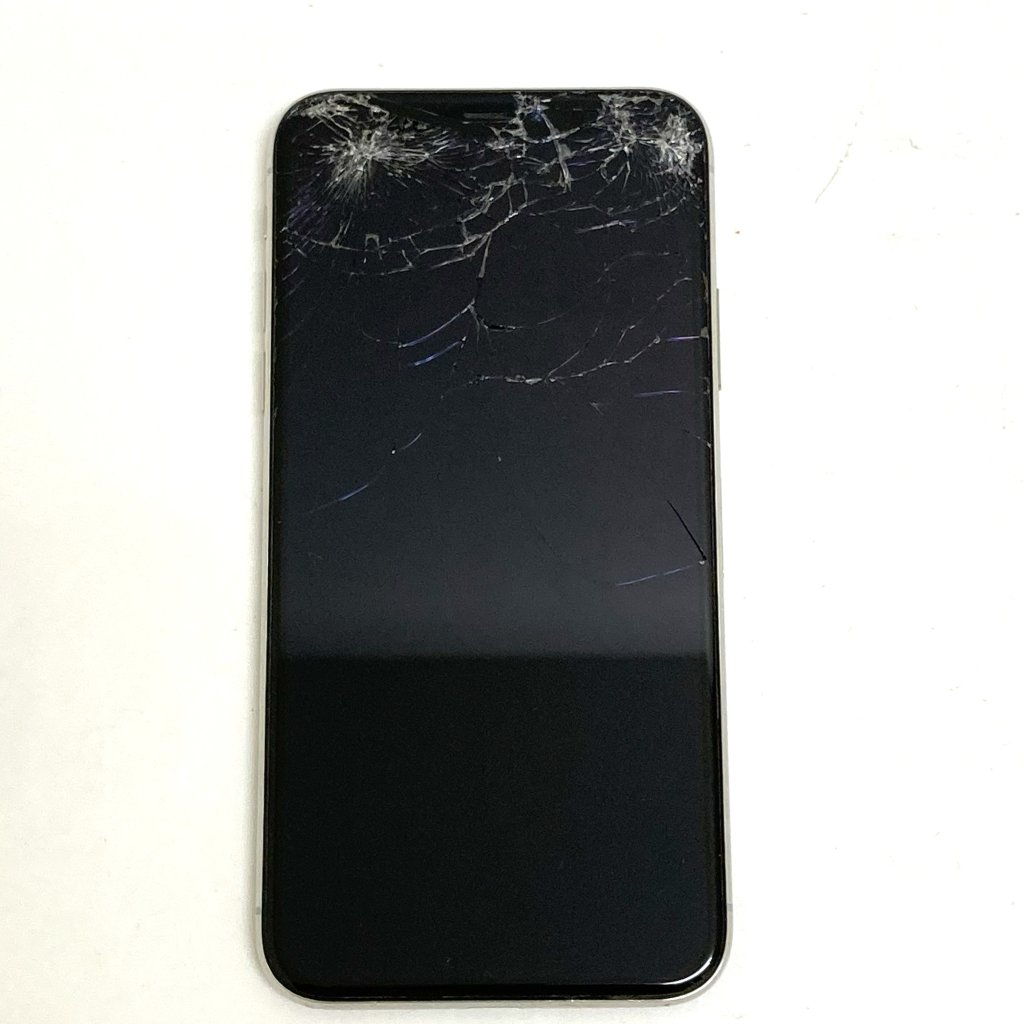 【iPhoneX フロントパネル交換修理】画面割れによる操作不良を改善！｜伊勢崎市連取町