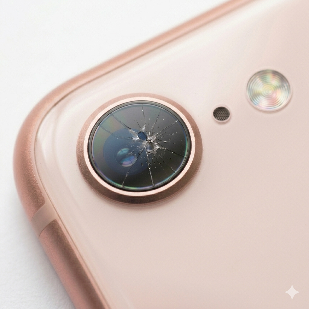 iPhone 8 アウトカメラレンズ交換修理
