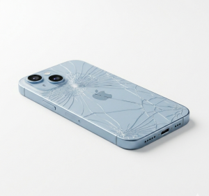 iPhone 15　背面ガラス修理