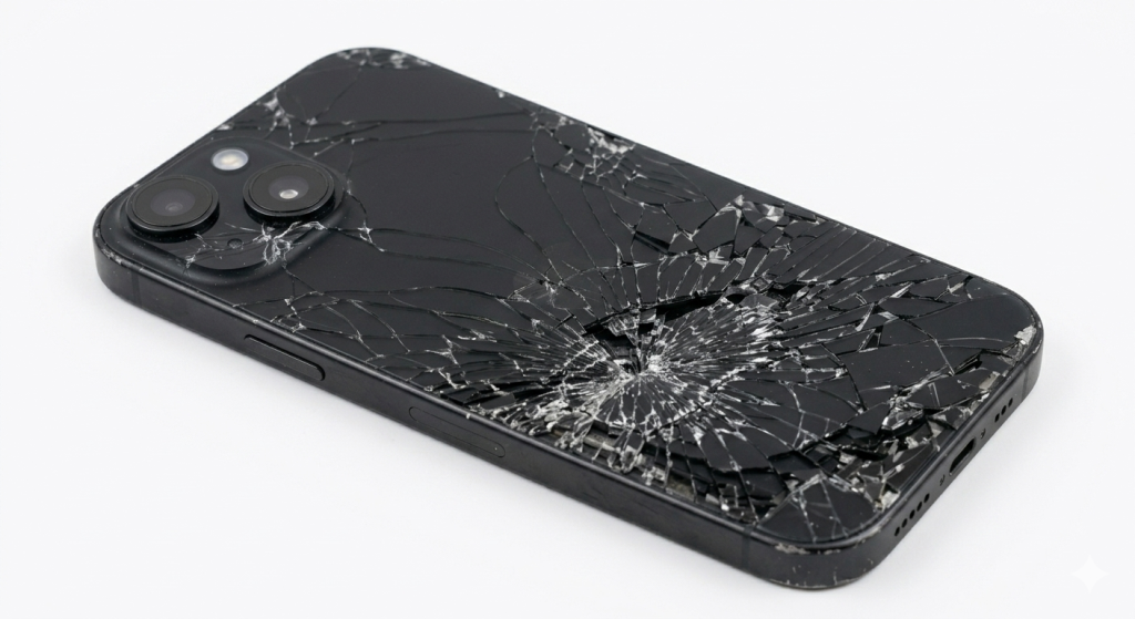iPhone15　背面ガラス交換