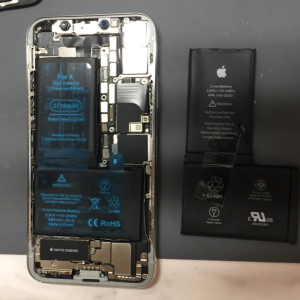 iPhoneX 完全放電 バッテリー交換| 福生市熊川| 電池不良も即日修理対応しております!どうぞお問い合わせ下さい!!
