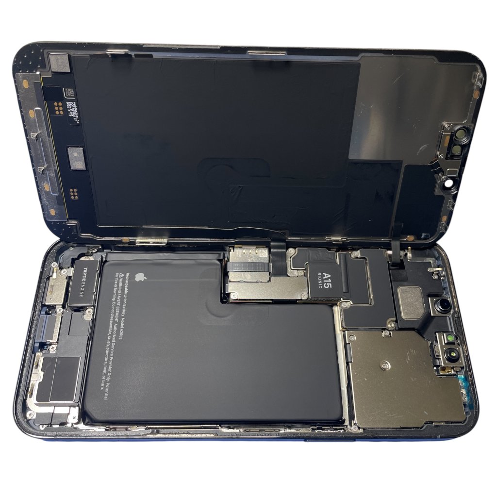 iPhone13PROmax電池劣化 バッテリー交換| 龍ケ崎市砂町| 液晶パネル交換も即日お渡しで修理対応しております‼︎