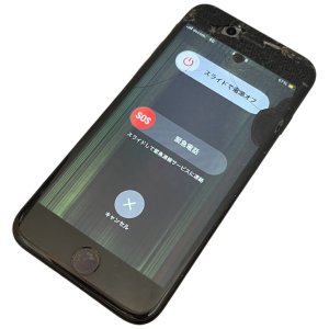iPhone SE2 落下による液晶漏れ・縦線｜画面交換修理