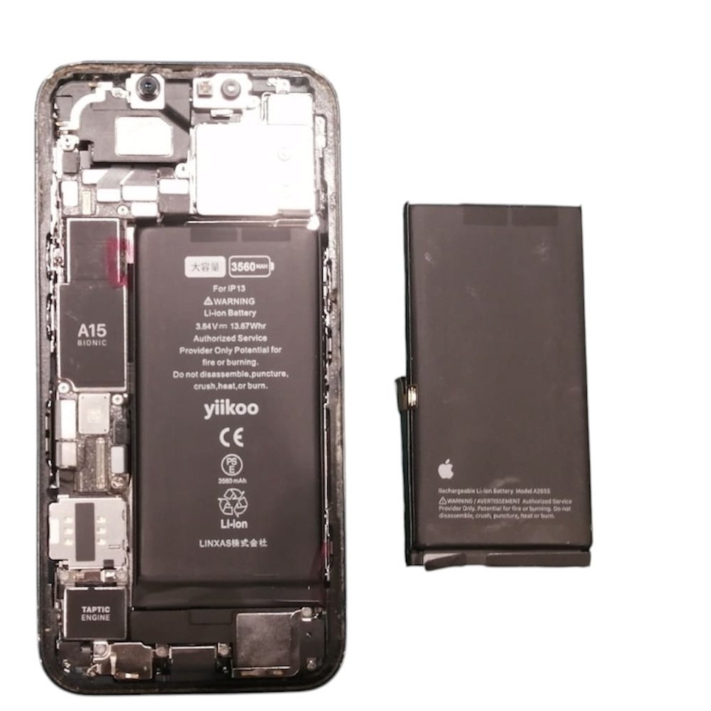 iPhone13　バッテリー交換