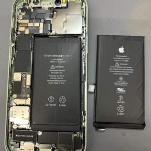 iPhone12バッテリー交換