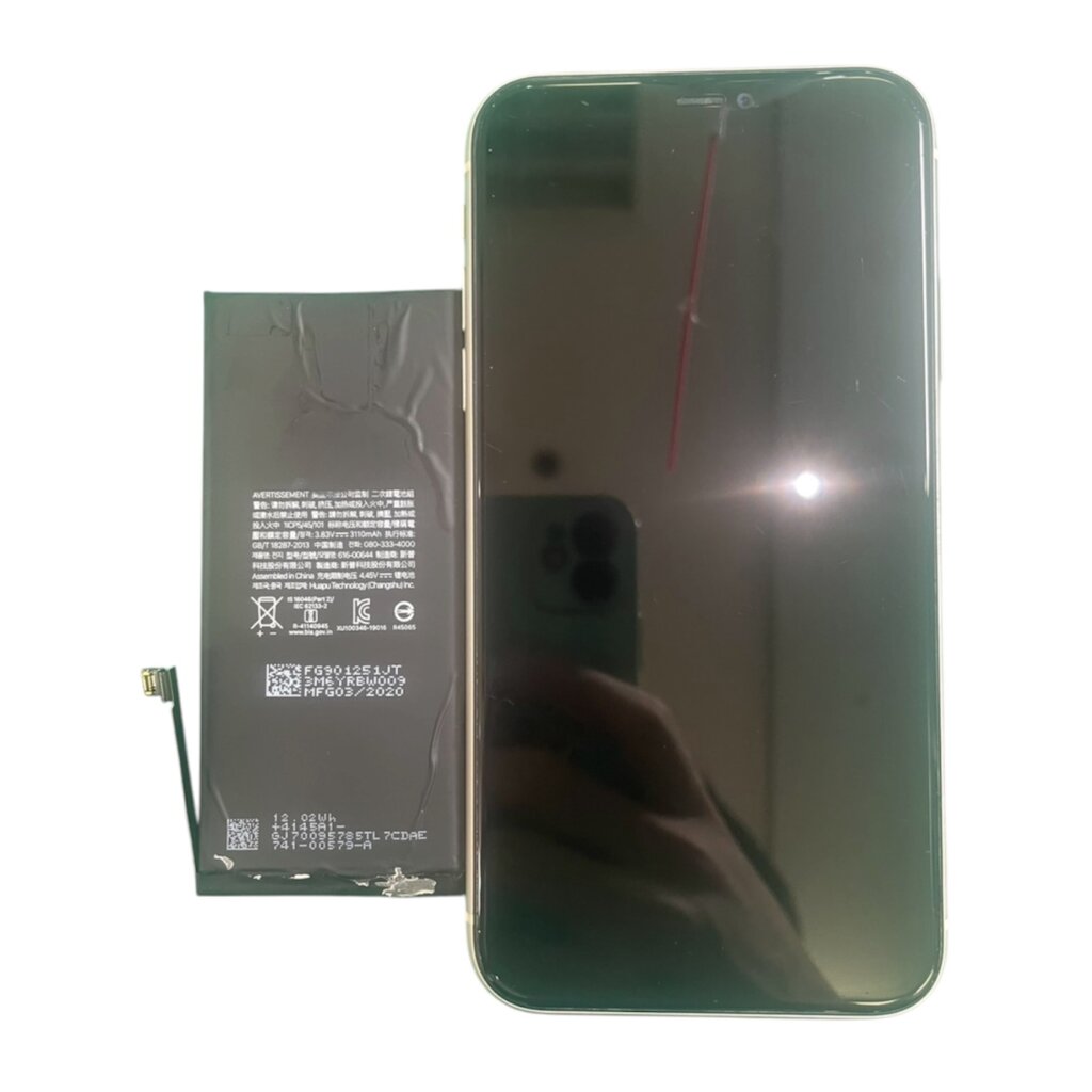 iPhone12　バッテリー交換