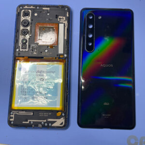 Android AQUOSバッテリー交換/龍ケ崎市/液晶パネル交換も即日対応致します。