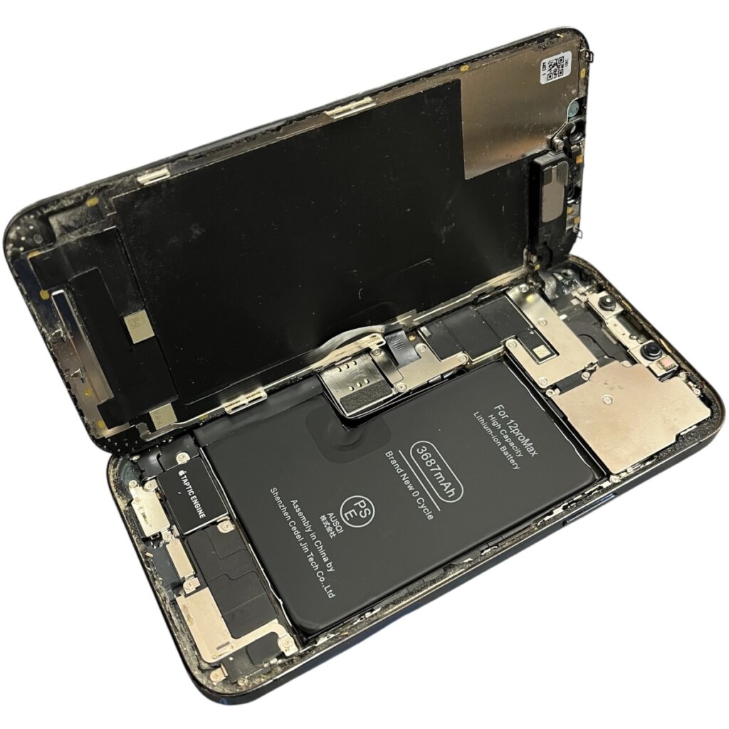 iPhone 12 Pro Max バッテリー交換｜電源が落ちる症状を即日修理